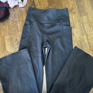 Athleta Ribbed Flare Leggings